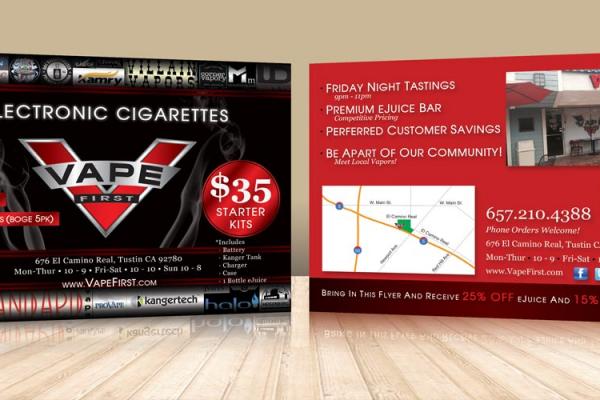 Vape First Flyer